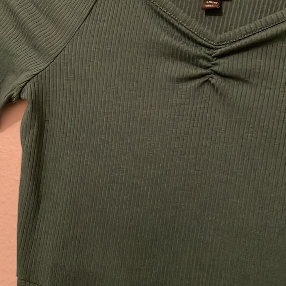 Art Class Green Long Sleeved Dress Sz L (10/12) - Picture 3 of 4